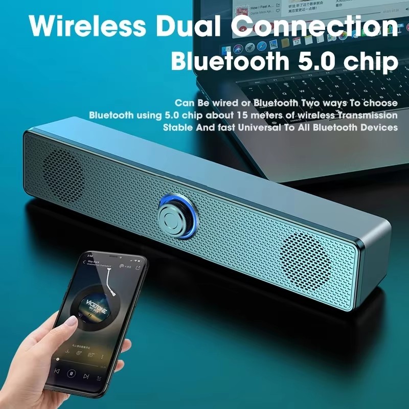 Audio Music Free Mp3 - Caixa de Som Portátil para Computador,