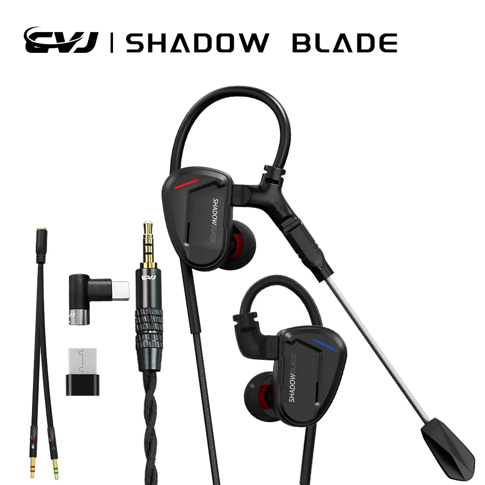 Contact Pickup Mic - Fones de Ouvido Intra-auriculares CVJ Shadow