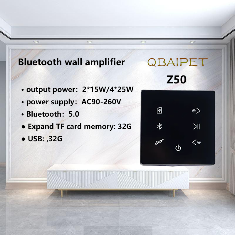 Audio Music Generator - Amplificador de parede bluetooth sistema de