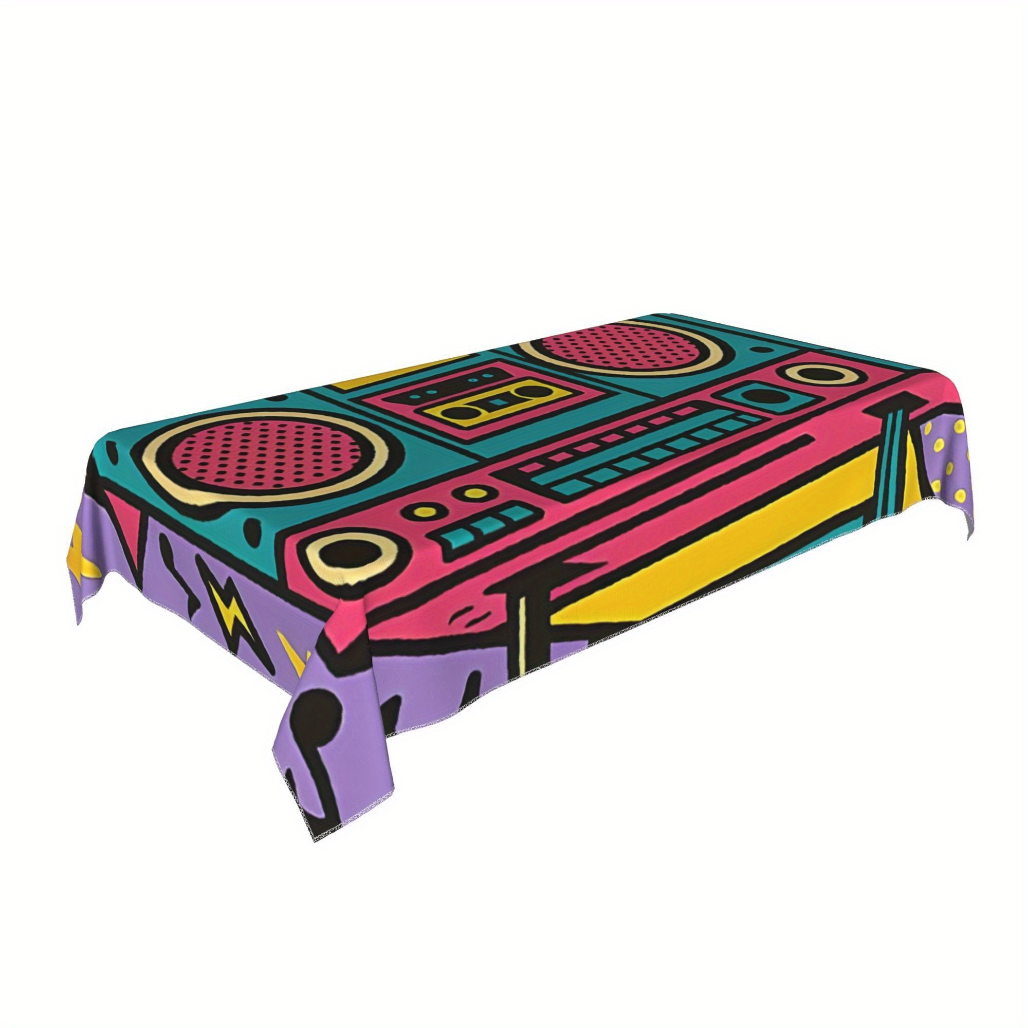 Uma toalha de mesa vintage com - Audio Music News avaliação e preço