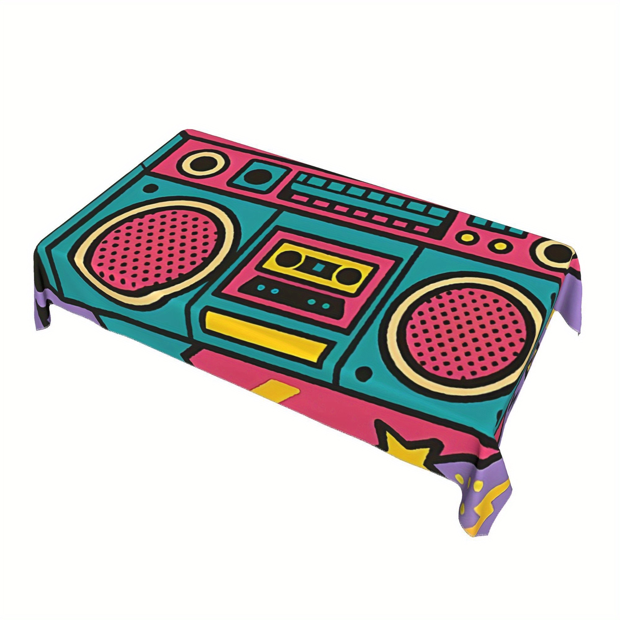 Uma toalha de mesa vintage com - Audio Music News avaliação e preço
