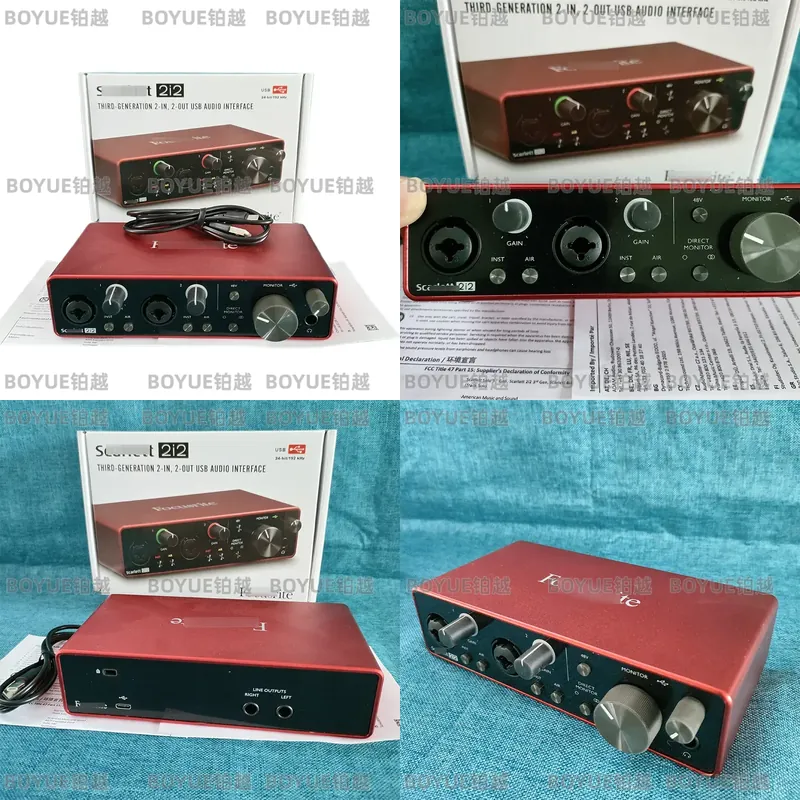 Interface de Áudio USB Scarlet - Audio Music Gen avaliação e preço