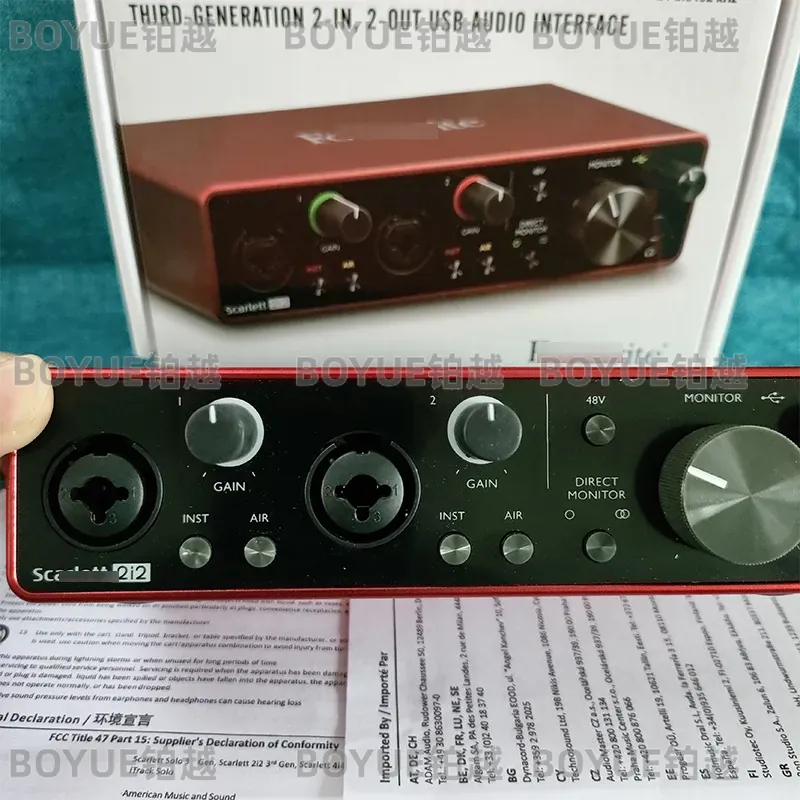 Interface de Áudio USB Scarlet - Audio Music Gen avaliação e preço