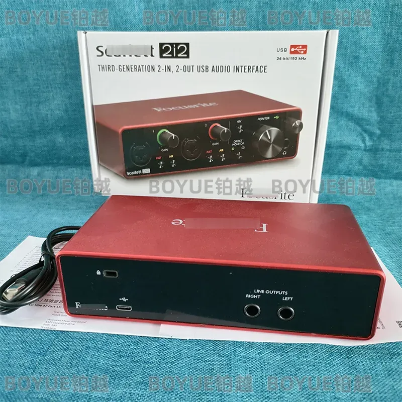 Interface de Áudio USB Scarlet - Audio Music Gen avaliação e preço