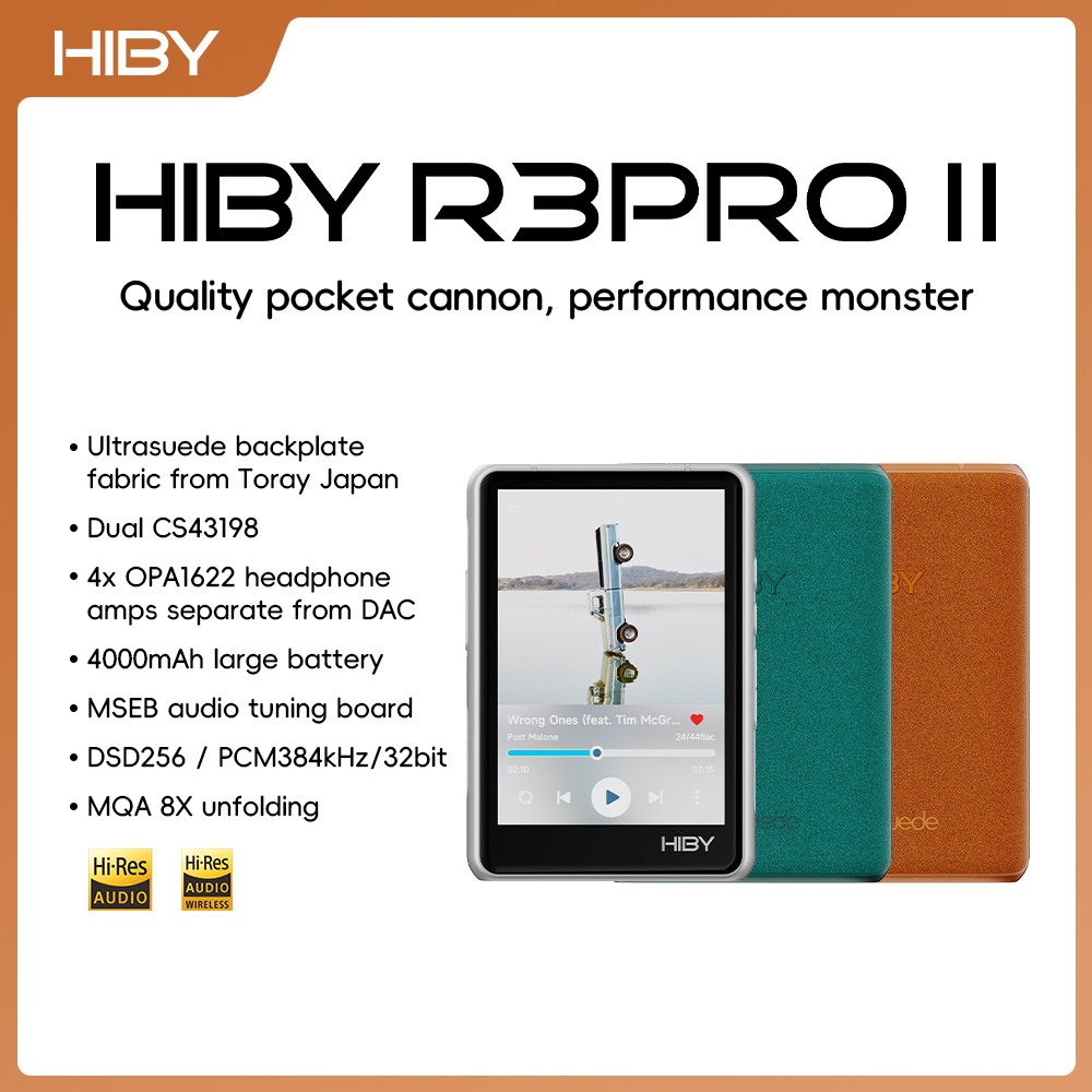 HiBy R3 Pro II / Gen 2 Reprodu - Audio Music Gen avaliação e preço