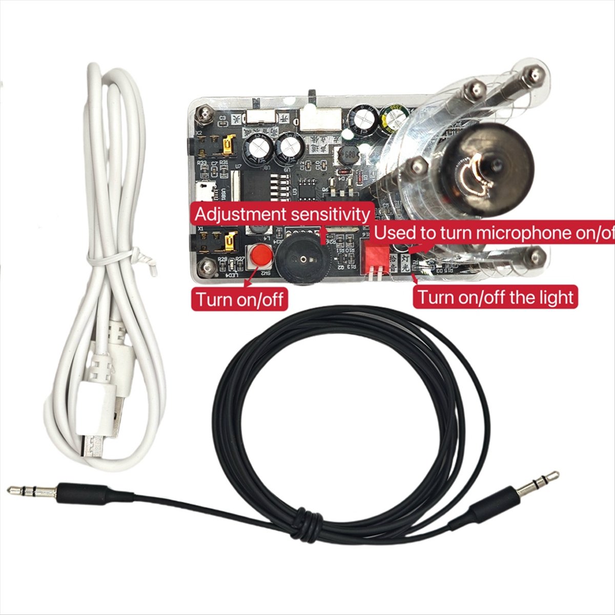 DTC5 Nova Luz de Espectro Musi - Audio Youtube Music Free avaliação e preço