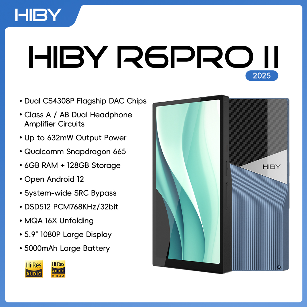 HiBy R6 Pro II / R6 Pro GEN 2  - Audio Music Gen avaliação e preço