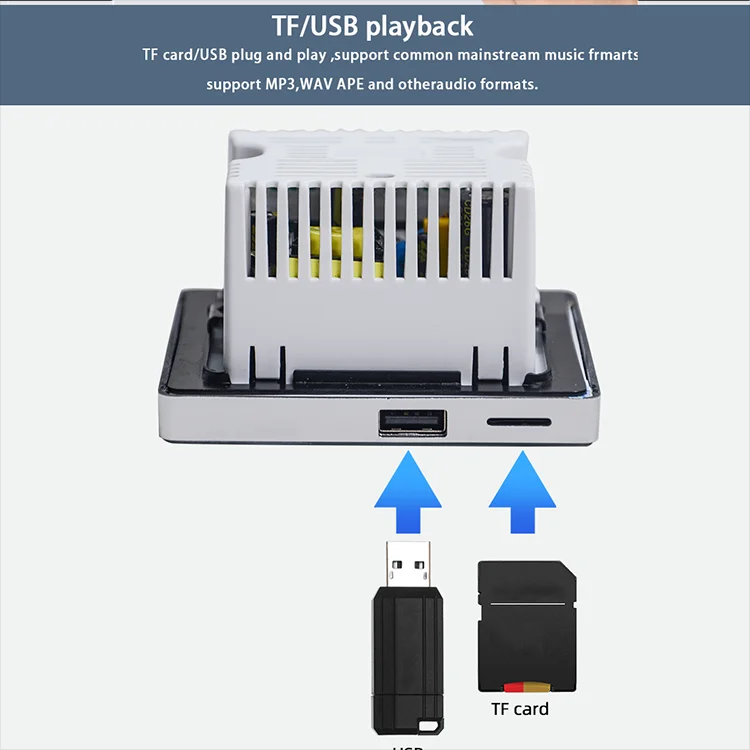 Amplificador de parede bluetoo - Audio Music Generator avaliação e preço