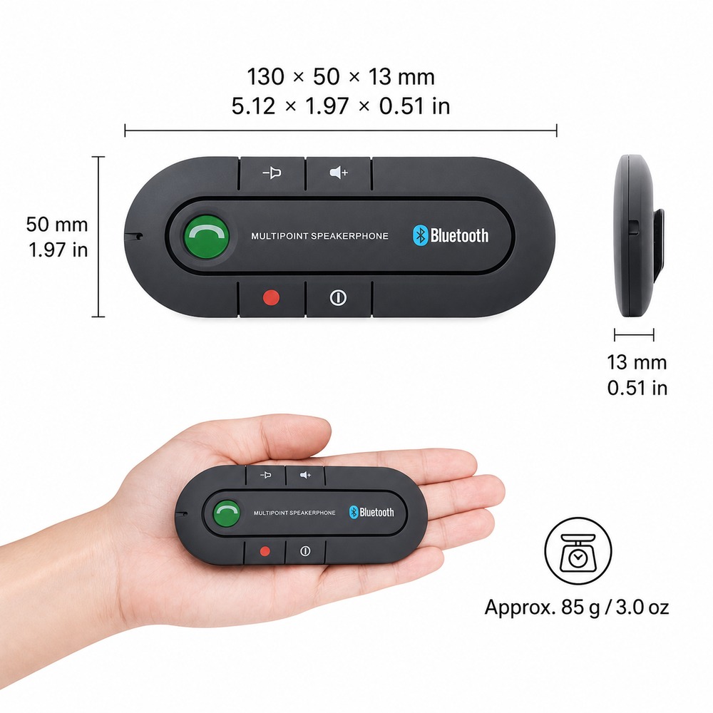 Alto-falante Bluetooth 4.1 par - Audio Music Car avaliação e preço